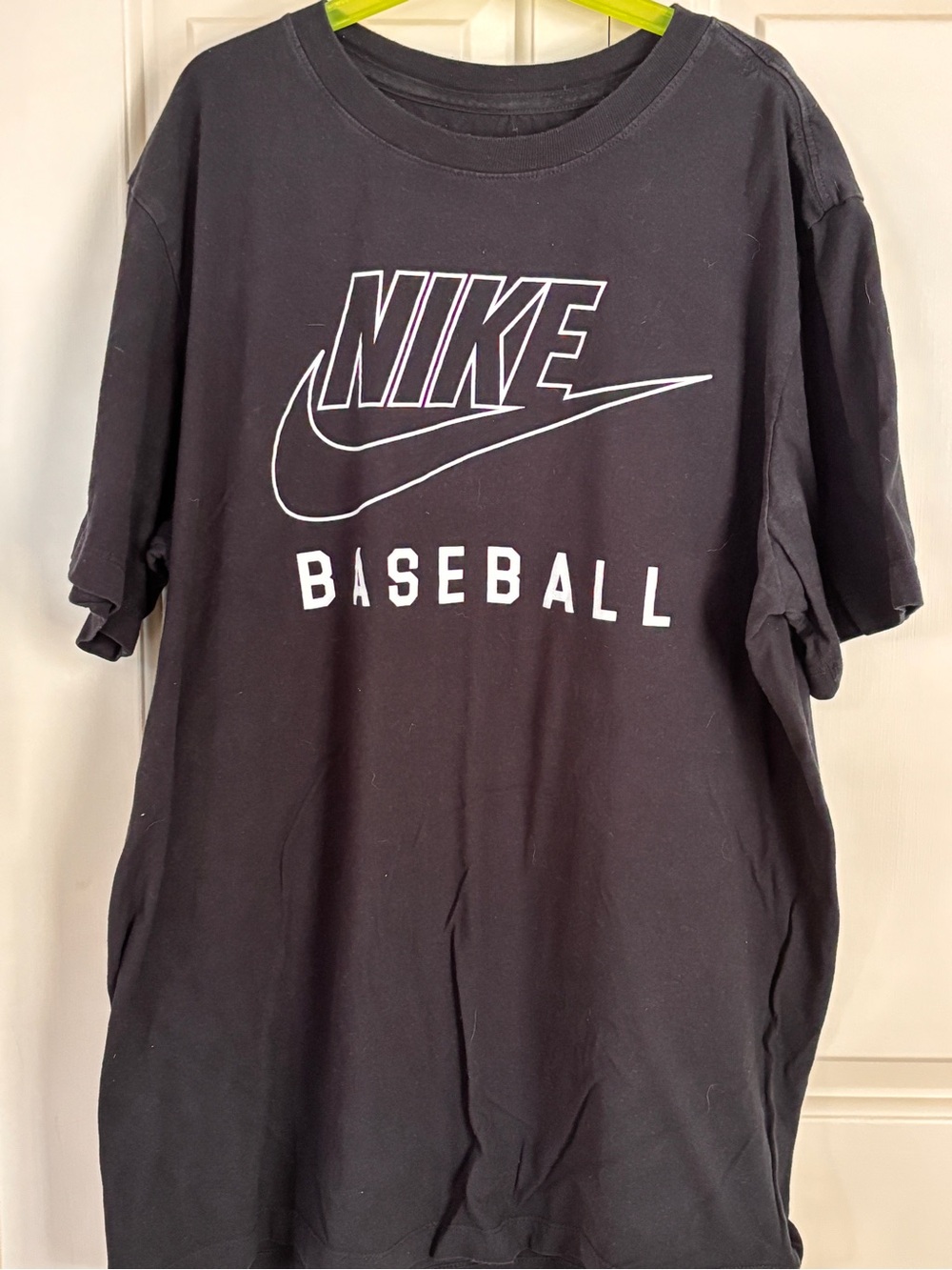 Nike Baseball Black Graphic Tee Large